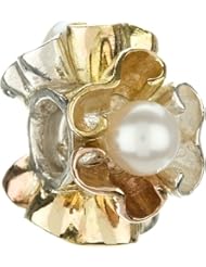 Authentic Chamilia Charm "Pearl Petals" (Simulated Pearl) MG-2 (RETIRED)