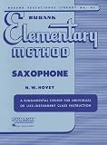 Rubank Elementary Method - Saxophone (Rubank Educational Library)