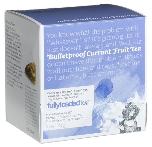 Fully Loaded Tea Bulletproof Currant Fruit Tea, Tea Bags, 14-Count Boxes (Pack of 3) by Fully Loaded Tea