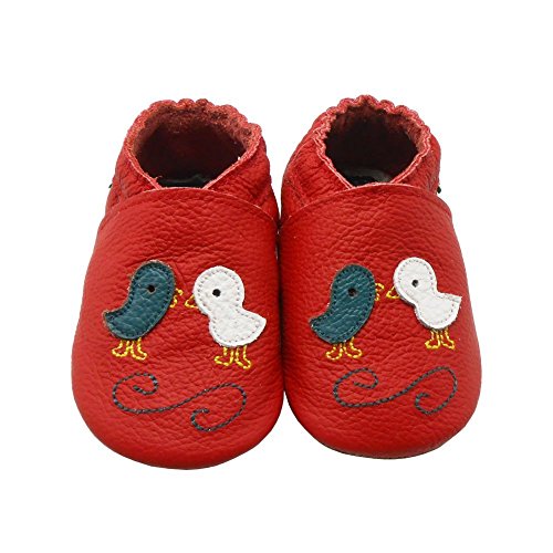 Sayoyo Baby Chicks Soft Sole Leather Infant Toddler Prewalker Shoes