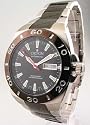 MENS CROTON STEEL 50 ATM DIVER AUTOMATIC DAY DATE WATCH CA301076BKBK