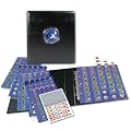 Euro-M�nz-Album "Premium": M�nz-Album mit 6 Bl�ttern und farbigen Vordruckbl�ttern f�r alle Euro-S�tze (1 Cent bis 2 Euro). ! inkl. Estland 2011 !