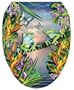 Toilet Tattoos TT-LS01-O Frogs in the Moonlight Design, Elongated