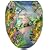 Toilet Tattoos TT-LS01-O Frogs in the Moonlight Design, Elongated