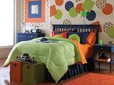 Brewster Stylin Green Blox Wall Pops, Set of 5 Stickers