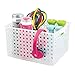 iDesign Modulon X/6 BPA-Free Recycled Plastic Large Stackable Basket, 11.2