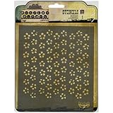 Prima Marketing Sunrise Sunset Designer Stencil, 6 by 6-Inch, Flower