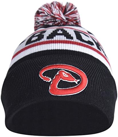 Slimio® Arizona Diamon Dbacks 3D Thick Cuffed Knit Pom Beanie - Pattern#01 OneSize