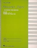 Produkt-Bild: (Standard Wirebound Manuscript Paper (Green Cover)) By Hal Leonard Publishing Corporation (Author) Paperback on 01-Feb-1986