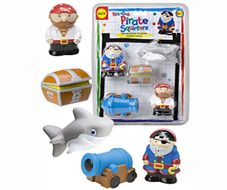 Childrens Toyshop  Toys : Alex Rub-A-Dub Pirate Squirters