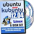 Ubuntu and Kubuntu Linux 12.04, 6-discs DVD Installation and Reference Set, Ed.2012