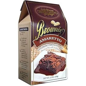 The Famous Pacific Dessert Company Amaretto Brownie Mix, 3 Boxes