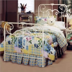 Hillsdale Furniture 277BQR Lindsey Bed, Textured White