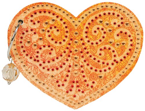 C.R. Gibson Bejeweled Heart Die-Cut Notepad (NP-7822)
