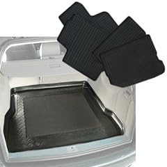 VW TOURAN Kofferraumwanne / Laderaumwanne & Gummimatten / Gummi-Fu�matten SET (Anti-Rutsch)