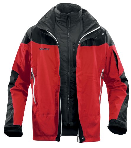 VAUDE Herren Doppeljacke  Ciampinoi Stretch 3in1 Jacket II, hibiscus, S