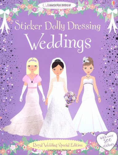 Sticker Dolly Dressing Weddings (Usborne Sticker Dolly Dressing)