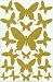 Gold Butterfly Wall Decals