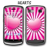 New LG Xenon Designer Skin Removable Vinyl - Hearts Pink