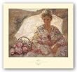 Sentada con la Sombrilla by Jose Royo 19.75"x24" Art Print Poster