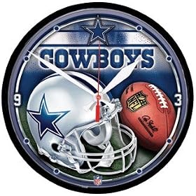 Dallas Cowboys Round Clock