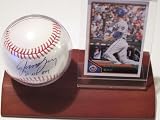 Jason BAY Boston METS Signed Autographed MLB BASEBALL COA ROY