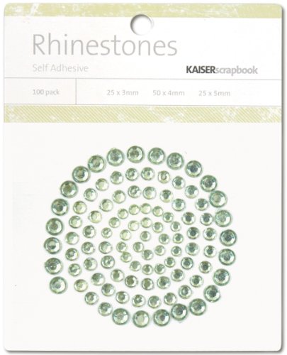 Kaisercraft Self-Adhesive Rhinestones 100/Pkg, 
