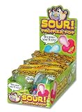 Flix Candy Sour Pacifiers, 1-Count Lollipops (Pack of 12)