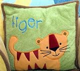 T is for Tiger Throw Pillow