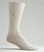 Calvin Klein Men's Lux Cashmere Ribbed Mid-Calf Dress Socks Hosiery Image