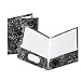 Oxford 51605 Marble Design Laminated Two-Pocket Portfolios, Charcoal, 25/Box