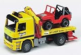 MB Actros Tow Truck with cross country vehicle