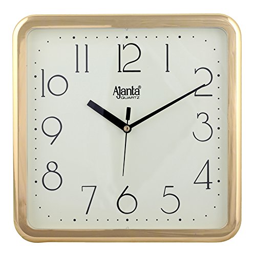 Buy Ajanta Quartz Wall Clock Square Shape 677 DX on Amazon