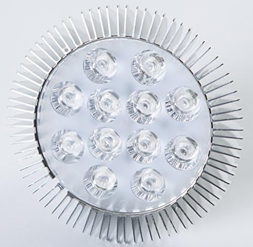 Highest Efficient LED Grow Lights, 12 W 3 Bands Plant Light E27 Growing Bulbs for Hydroponic Aquatic, Indoor Garden Plants, Garden Greenhouse, All Kinds of Flowers and Vegetables