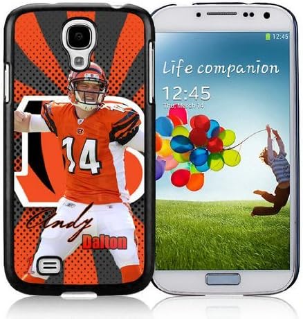 NFL Samsung Galaxy S4 Case, Cincinnati Bengals Andy Dalton Rugger Samsung S4 Cover, Fantastic Hard Case For Samsung Galaxy S4