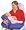 Leachco Natural Boost - Adjustable Nursing Pillow - Denim
