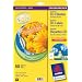 Avery Zweckform, J8676-25, CD-Etiketten, 25 Blatt, SuperSize-Spezialformat, 2880 dpi, schnell trocknend, spezielbeschichtet, � 117
