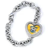 NBA Women's BH-NO Heart Collection New Orleans Hornets Watch