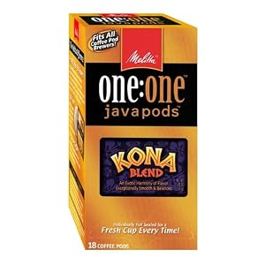 Javapods, Kona Blend, 18 Pods per Box by Salton