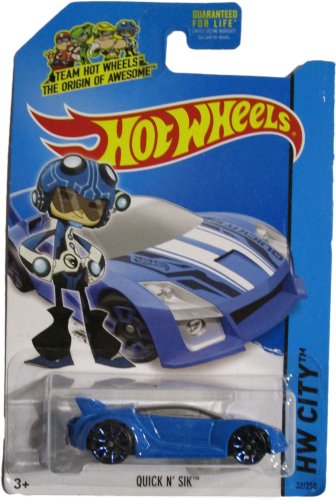 Hot Wheels 2014 Hw City Speed Team Blue Quick N' Sik 32/250