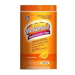 Metamucil Smooth Texture Orange, 114-Tablespoon Dose Bottle