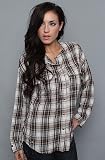 51iCnD9sfXL. SL160  RVCA The Guild Shirt in Clove,Tops  for Women