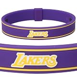 Phiten Titanium NBA Bracelet - NBA Collection - Los Angeles Lakers Size: 6 3/4"
