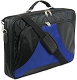 Lotsaveoutlet 17.3" 17" 16.4" 15.6" Inch Laptop Notebook Carrying Messenger Bag Case Briefcase Black Blue