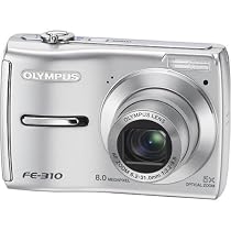 Olympus FE-310 8MP Digital Camera with 5x Optical Zoom (Silver)