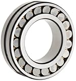 FAG 22215E1A.M.C3 Spherical Roller Bearing, Straight Bore, Brass/Bronze Cage, C3 Clearance, 75mm Bore, 130mm OD, 31mm Width, 6300rpm Maximum Rotational Speed, 236kN Static Load, 216kN Dynamic Load