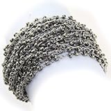 Silver Ice Layered Bead Button Clasp Bracelet