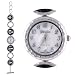 Ladies Zebra Bracelet Animal Print Stone Watch