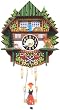 German Quartz Clock - Girl Swinging
