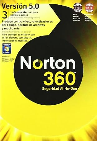 Norton 360 5.0 Es 1 usuario 3 PC Special DVDPKg + FIFA